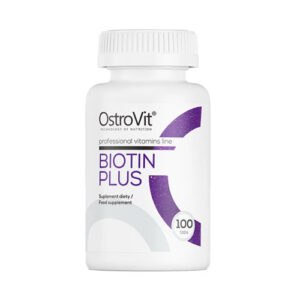 بیوتین پلاس استرویت 100 عددی OstroVit Biotin Plus