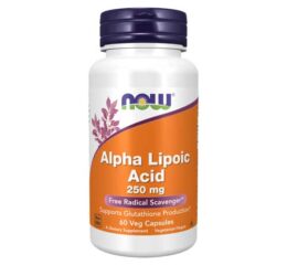 آلفا لیپوئیک اسید ناو 60 عدد Alpha Lipoic Acid 250 mg NOW