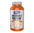 آرژنین و اورنیتین ناو 250 عدد (Arginine & Ornithine NOW) یک مکمل آمینو اسیدی باکیفیت از برند معتبر ناو فودز است که برای بهبود عملکرد ورزشی، تقویت ریکاوری عض