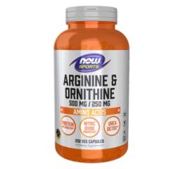 آرژنین و اورنیتین ناو 250 عدد Arginine & Ornithine NOW