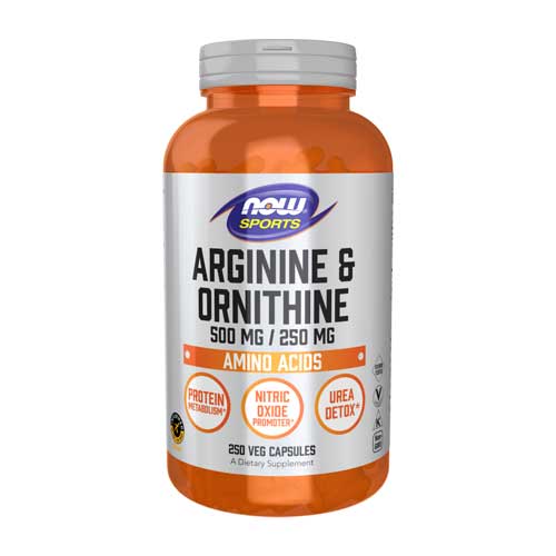 آرژنین و اورنیتین ناو 250 عدد Arginine & Ornithine NOW
