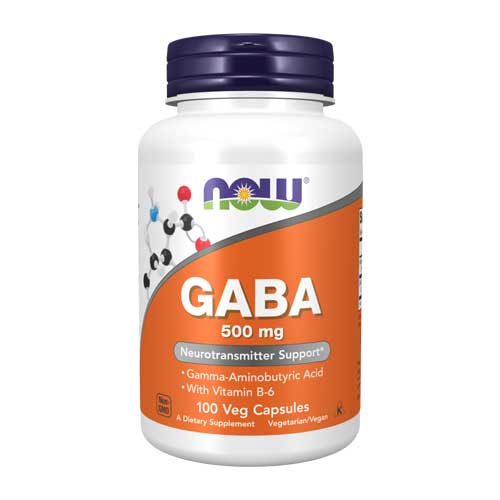 گابا ناو 100 عدد GABA 500 mg Veg NOW
