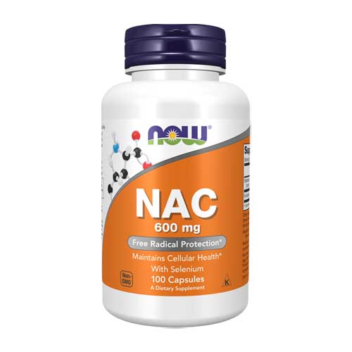 اسید آمینه ان استیل سیستئین ناو 100 عدد NAC 600 mg NOW